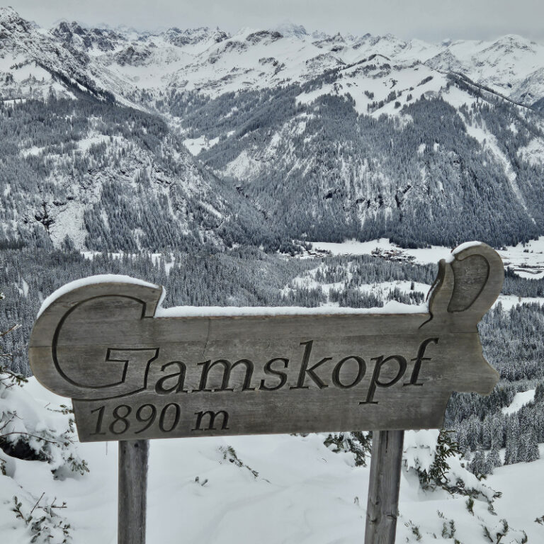 Schneeschuhtouren Allgäu - Gamskopf Level 2