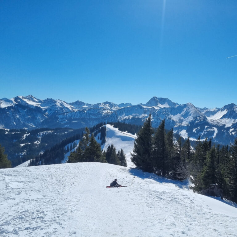 Schneeschuhtouren Allgäu - Schönkahler, Pfronten Level 2