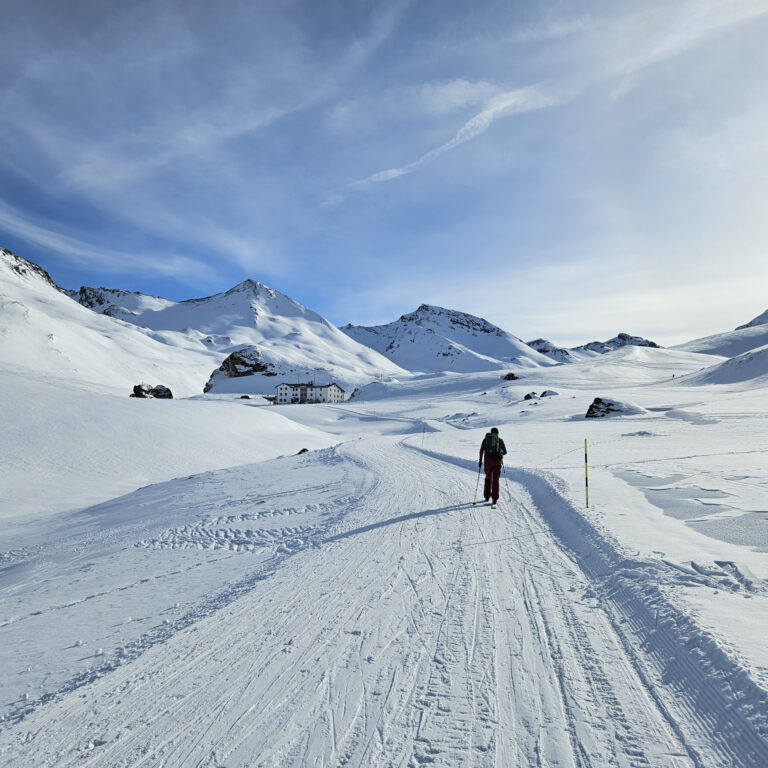 Schneeschuh Camp in der Silvretta-Gruppe