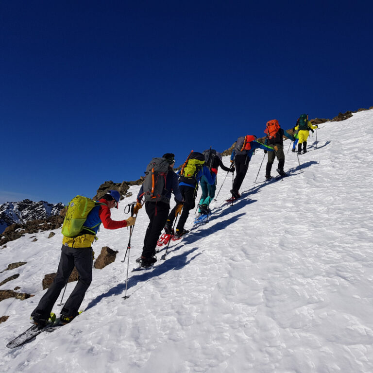 Schneeschuh Camp in der Silvretta-Gruppe