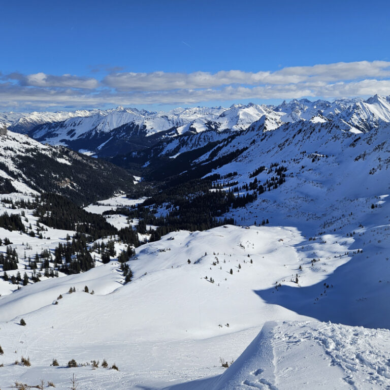 Geführte Schneeschuhwanderung zur Schwarzwasserhütte